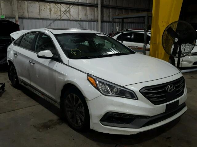 5NPE34AF9HH454995 - 2017 HYUNDAI SONATA SPO WHITE photo 1