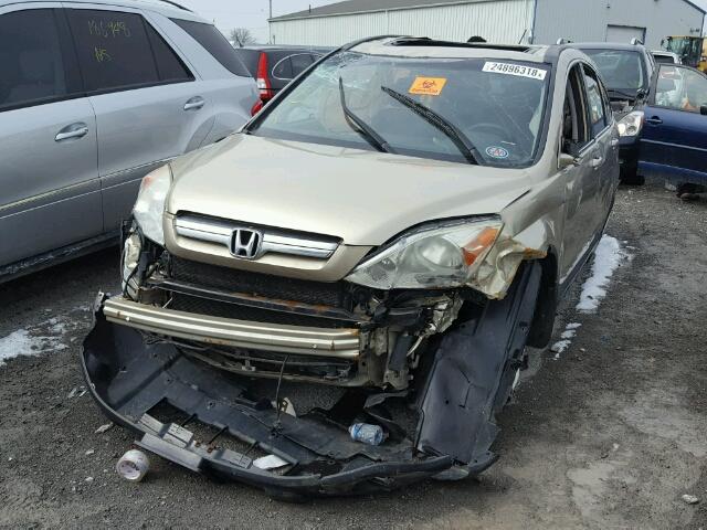 5J6RE48797L804463 - 2007 HONDA CR-V EXL GOLD photo 2