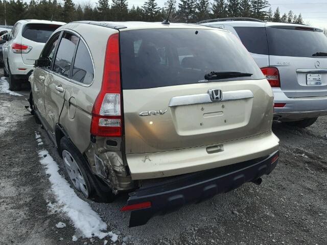 5J6RE48797L804463 - 2007 HONDA CR-V EXL GOLD photo 3