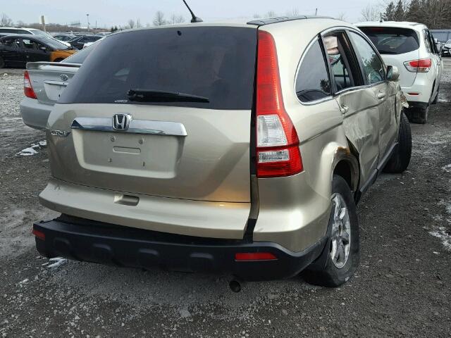 5J6RE48797L804463 - 2007 HONDA CR-V EXL GOLD photo 4