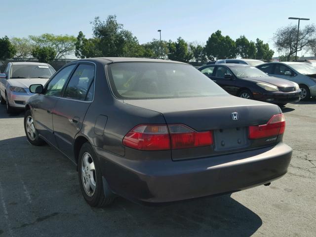 1HGCG6679WA125888 - 1998 HONDA ACCORD EX PURPLE photo 3