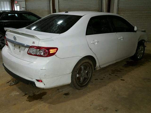 5YFBU4EE4DP109159 - 2013 TOYOTA COROLLA BA WHITE photo 4