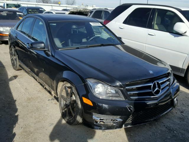 WDDGF4HB6EA958898 - 2014 MERCEDES-BENZ C 250 BLACK photo 1