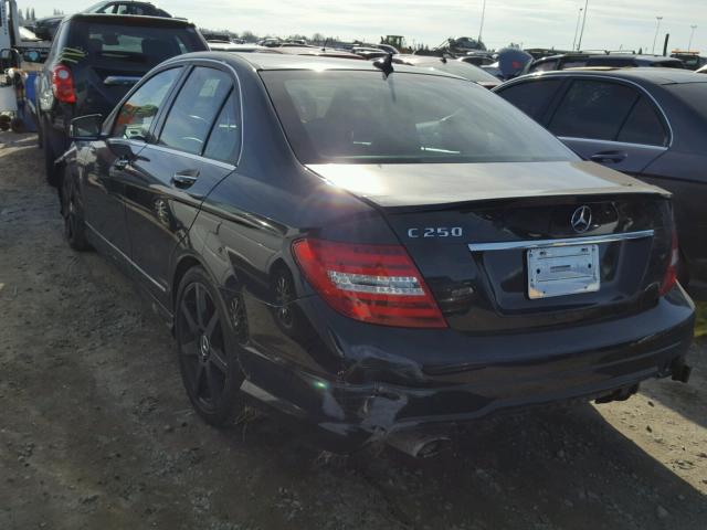 WDDGF4HB6EA958898 - 2014 MERCEDES-BENZ C 250 BLACK photo 3