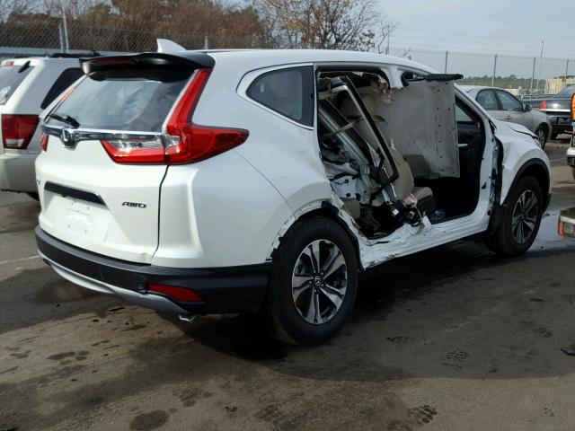 2HKRW6H36HH218076 - 2017 HONDA CR-V LX WHITE photo 4