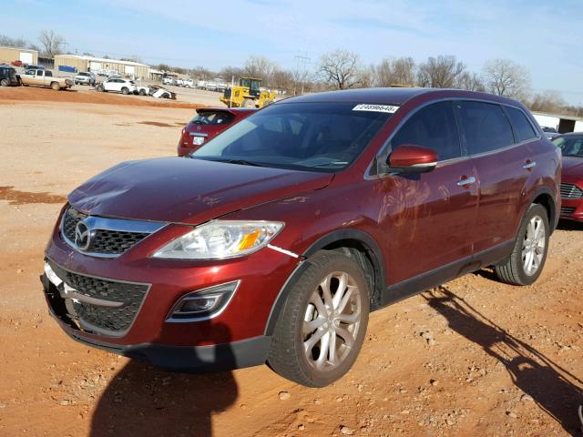 JM3TB2DA3C0346268 - 2012 MAZDA CX-9 RED photo 2