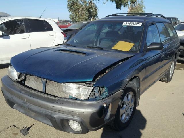 4S3BG6859W7647925 - 1998 SUBARU LEGACY 30T GREEN photo 2