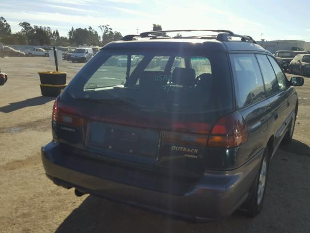 4S3BG6859W7647925 - 1998 SUBARU LEGACY 30T GREEN photo 4