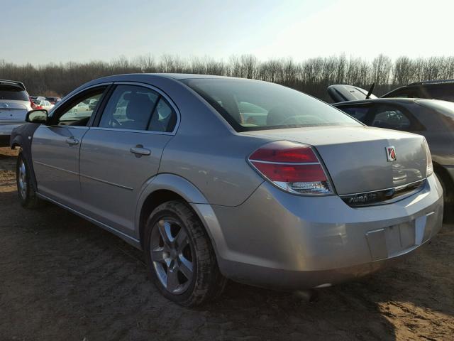 1G8ZS57B98F276315 - 2008 SATURN AURA XE SILVER photo 3