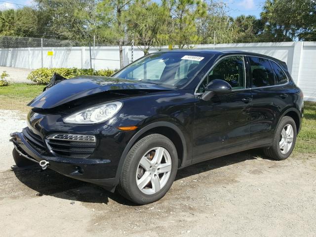 WP1AA2A20ELA96892 - 2014 PORSCHE CAYENNE BLACK photo 2