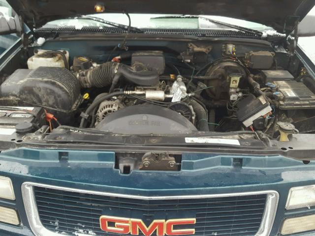 1GDFK16R1VJ738399 - 1997 GMC SUBURBAN K GREEN photo 7