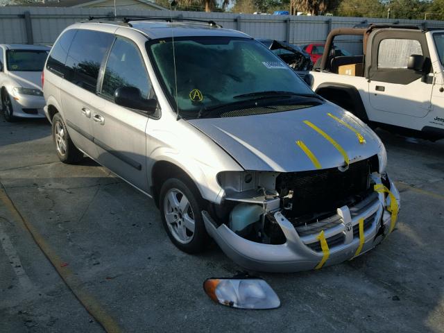 1D4GP45R36B502137 - 2006 DODGE CARAVAN SX SILVER photo 1