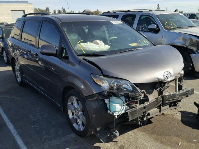 5TDXK3DC9CS239384 - 2012 TOYOTA SIENNA SPO GRAY photo 1