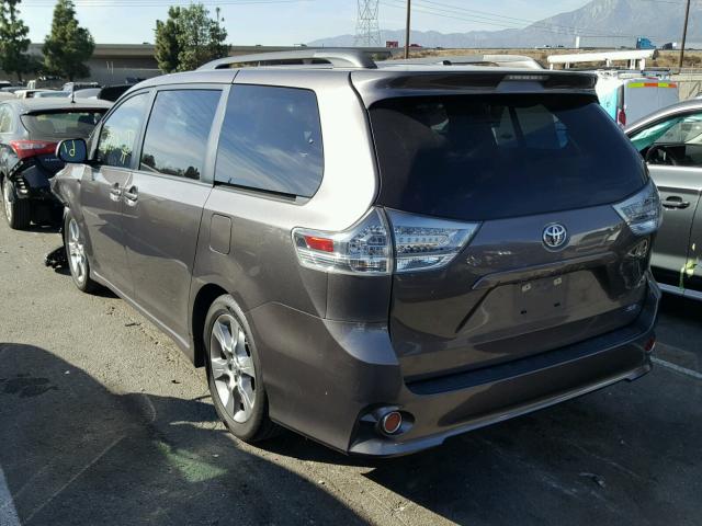 5TDXK3DC9CS239384 - 2012 TOYOTA SIENNA SPO GRAY photo 3