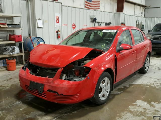 1G1AL58F387112515 - 2008 CHEVROLET COBALT LT RED photo 2