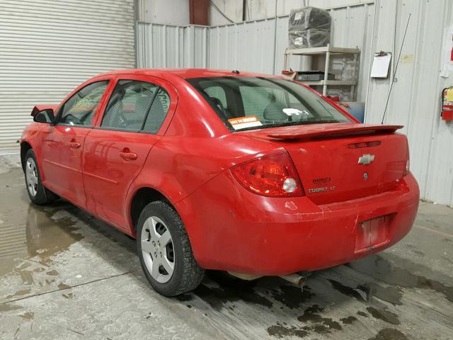 1G1AL58F387112515 - 2008 CHEVROLET COBALT LT RED photo 3