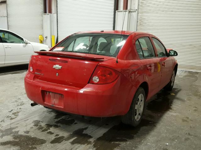 1G1AL58F387112515 - 2008 CHEVROLET COBALT LT RED photo 4