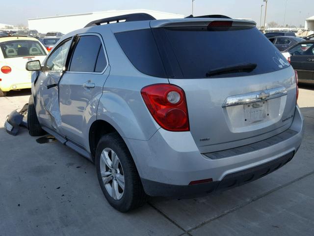 2CNFLEEW9A6258646 - 2010 CHEVROLET EQUINOX LT SILVER photo 3