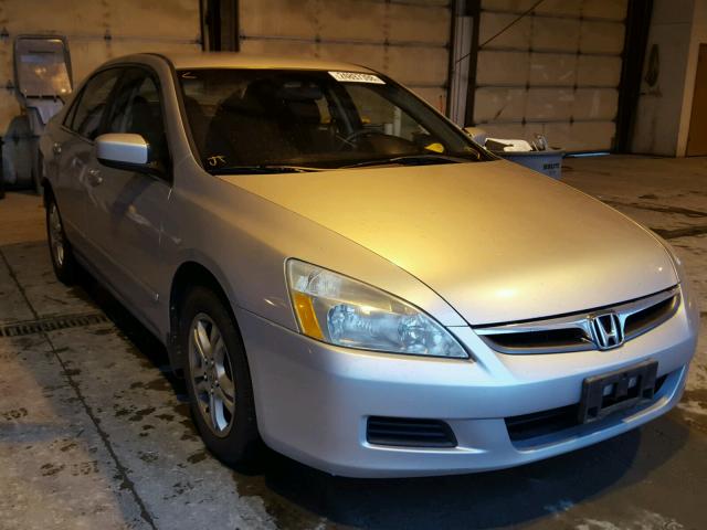 1HGCM56386A015365 - 2006 HONDA ACCORD SE SILVER photo 1