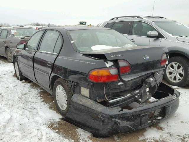 1G1ND52J0Y6349769 - 2000 CHEVROLET MALIBU BLACK photo 3