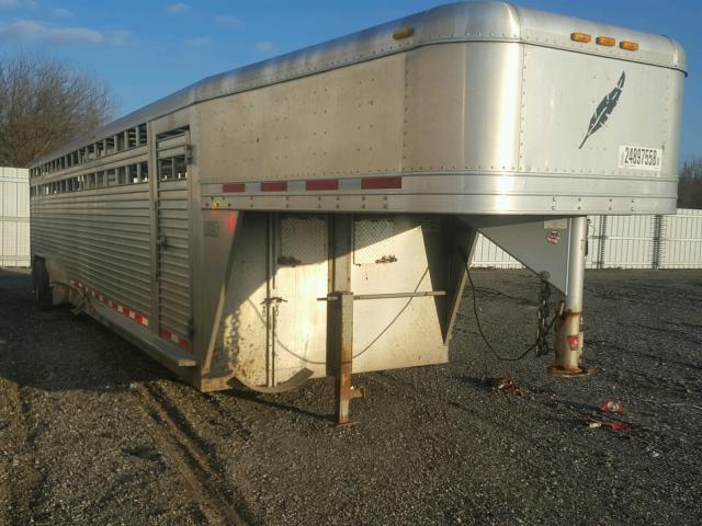 4FGB2302X6C093553 - 2006 FEATHERLITE MFG INC TRAILER SILVER photo 1