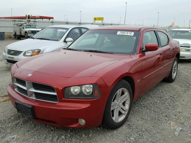 2B3KA53H37H656561 - 2007 DODGE CHARGER R/ RED photo 2