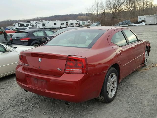 2B3KA53H37H656561 - 2007 DODGE CHARGER R/ RED photo 4