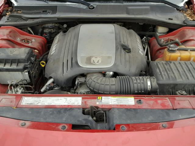 2B3KA53H37H656561 - 2007 DODGE CHARGER R/ RED photo 7