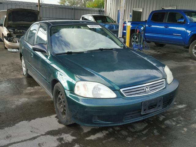 2HGEJ6613YH525357 - 2000 HONDA CIVIC BASE GREEN photo 1