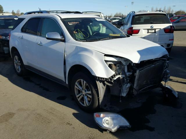 2GNFLGEK0D6267812 - 2013 CHEVROLET EQUINOX LT WHITE photo 1