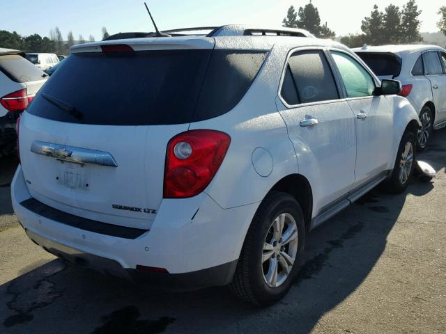 2GNFLGEK0D6267812 - 2013 CHEVROLET EQUINOX LT WHITE photo 4