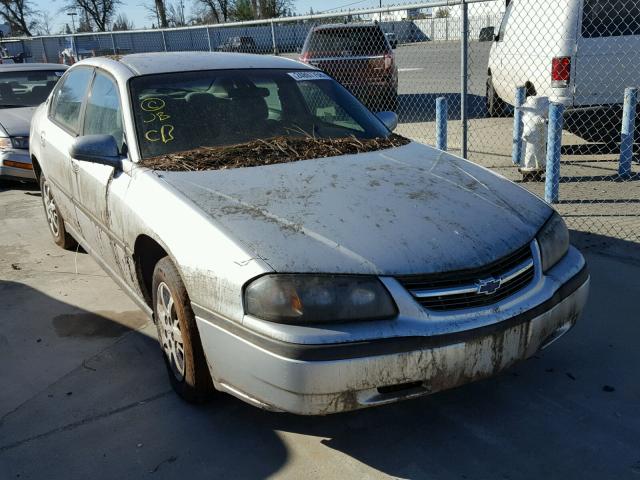 2G1WF52E739111808 - 2003 CHEVROLET IMPALA GRAY photo 1