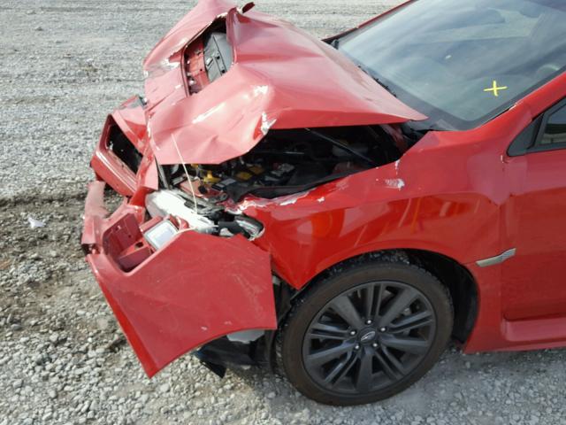 JF1VA1B67H9829428 - 2017 SUBARU WRX RED photo 9