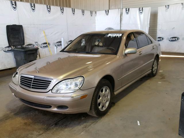 WDBNG75J81A184786 - 2001 MERCEDES-BENZ S 500 GOLD photo 2