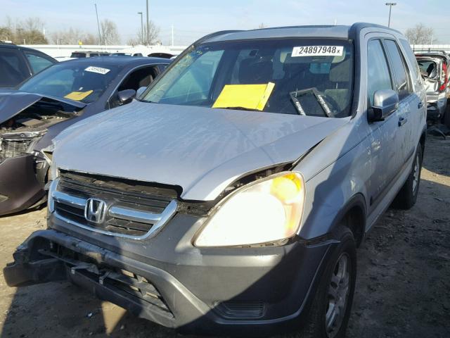 SHSRD78803U100127 - 2003 HONDA CR-V EX SILVER photo 2