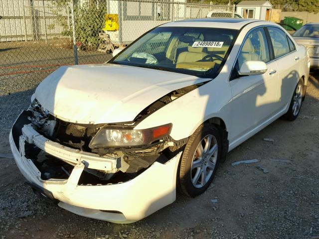 JH4CL96814C016796 - 2004 ACURA TSX WHITE photo 2