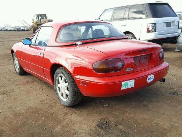 JM1NA3519L0154877 - 1990 MAZDA MX-5 MIATA RED photo 3