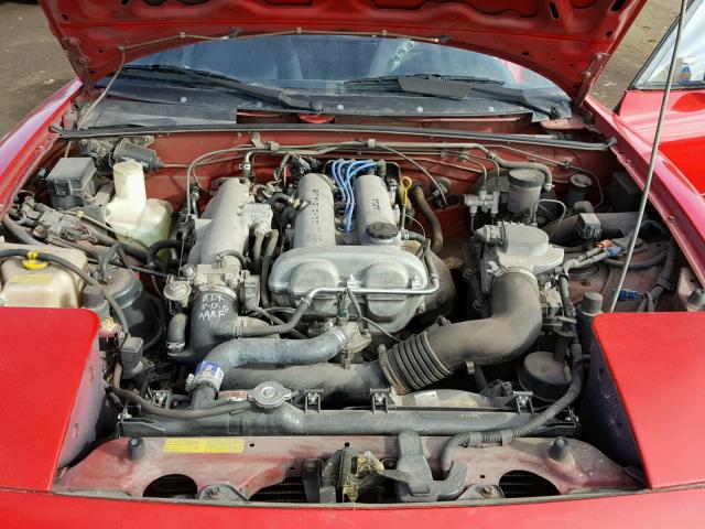 JM1NA3519L0154877 - 1990 MAZDA MX-5 MIATA RED photo 7