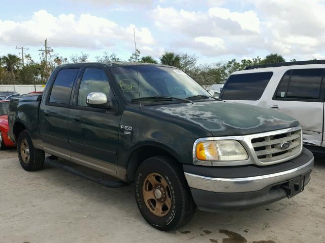 1FTRW07682KA57909 - 2002 FORD F150 SUPER GREEN photo 1