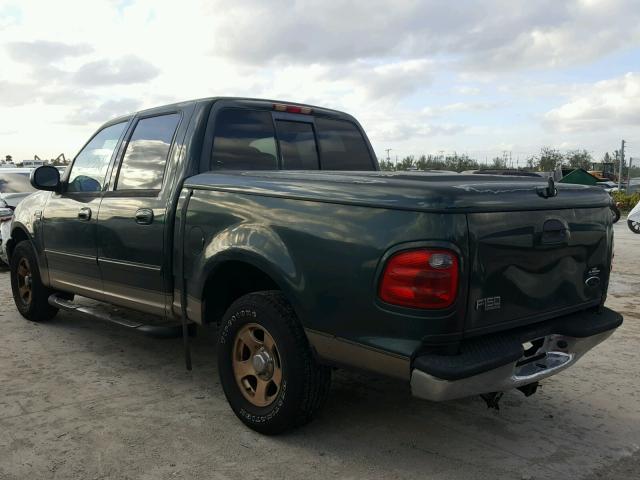 1FTRW07682KA57909 - 2002 FORD F150 SUPER GREEN photo 3