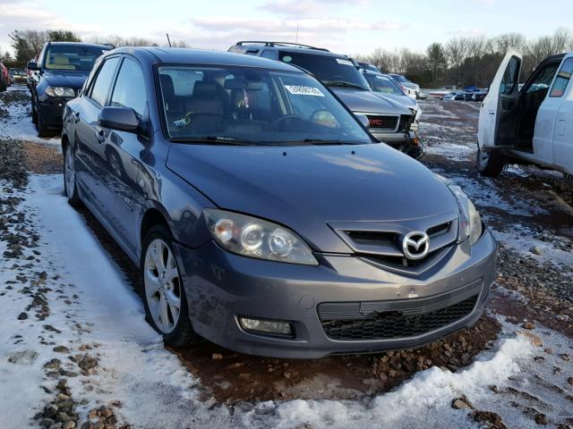 JM1BK344981184412 - 2008 MAZDA 3 HATCHBAC GRAY photo 1