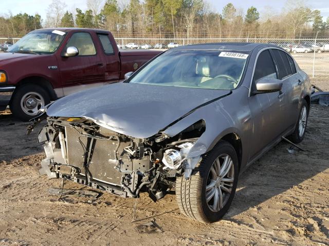 JN1CV6AR7CM681112 - 2012 INFINITI G37 BLACK photo 2