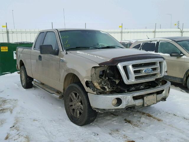 1FTPX14V37FB70706 - 2007 FORD F150 BEIGE photo 1