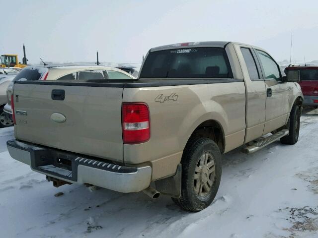 1FTPX14V37FB70706 - 2007 FORD F150 Beżowy zdjęcie 4
