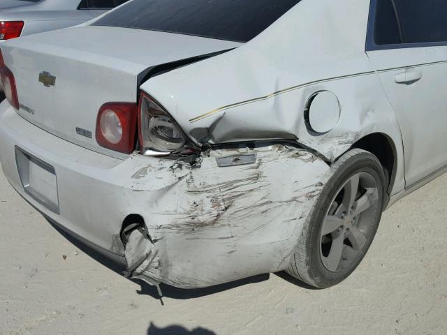 1G1ZC5EU0BF171721 - 2011 CHEVROLET MALIBU 1LT 白色 照片 9