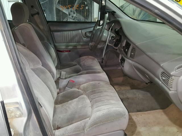 2G4WS52JX21296994 - 2002 BUICK CENTURY CU SILVER photo 5