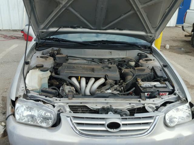 1NXBR12E22Z621566 - 2002 TOYOTA COROLLA CE GRAY photo 7