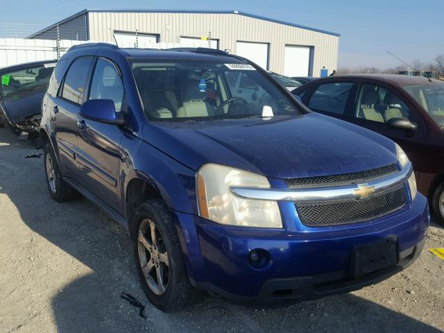 2CNDL63F676002067 - 2007 CHEVROLET EQUINOX LT BLUE photo 1