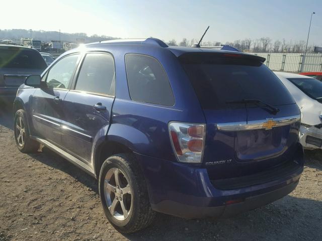 2CNDL63F676002067 - 2007 CHEVROLET EQUINOX LT BLUE photo 3