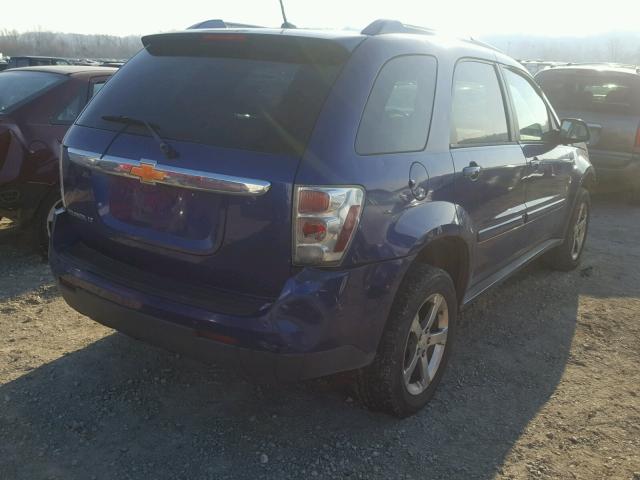 2CNDL63F676002067 - 2007 CHEVROLET EQUINOX LT BLUE photo 4